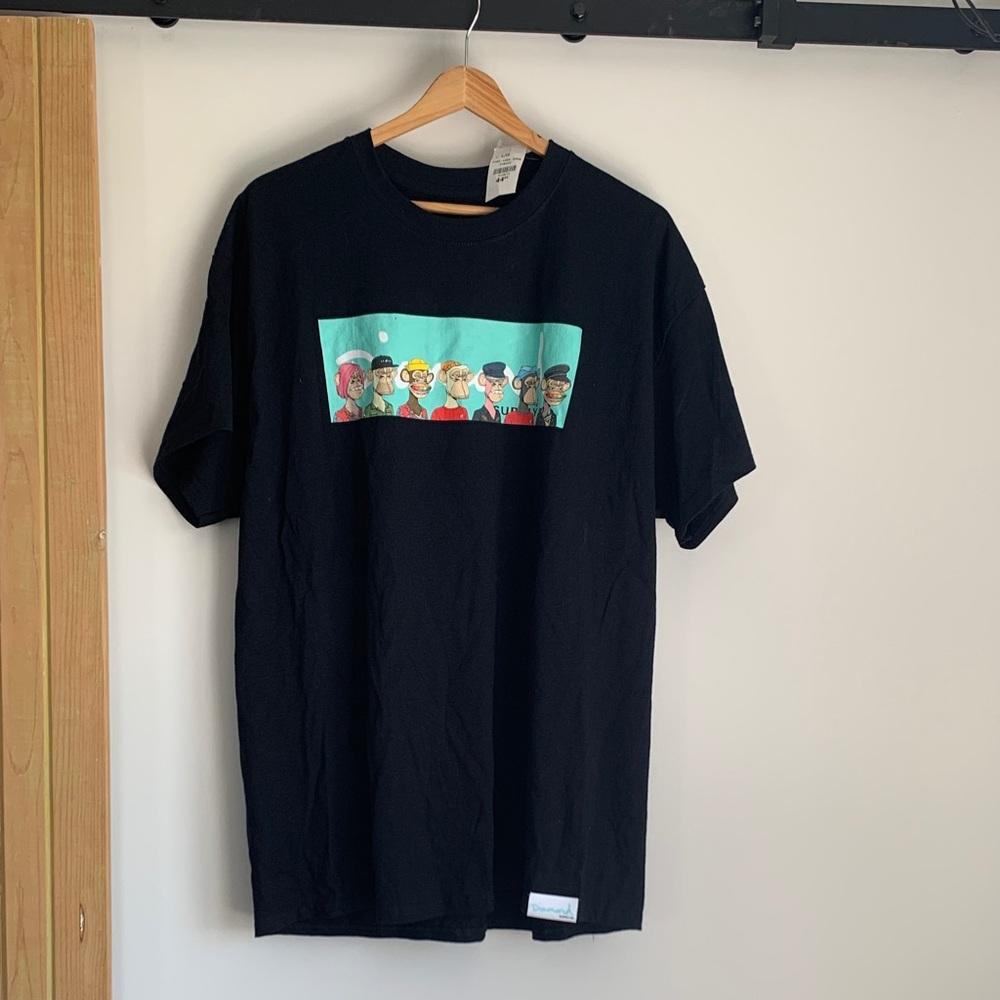 Diamond Supply Co. Black Tee with Graphic